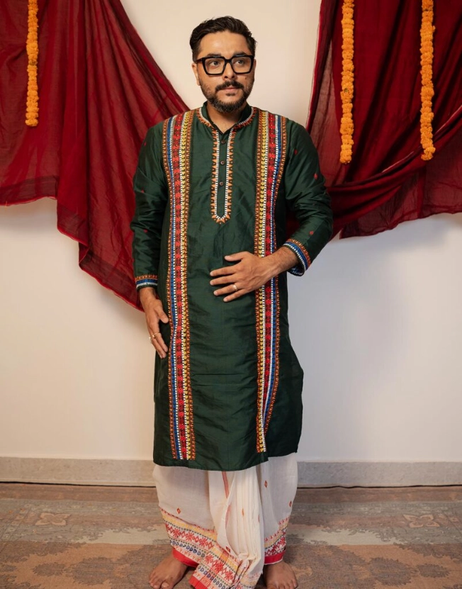 Saree Texture Detail