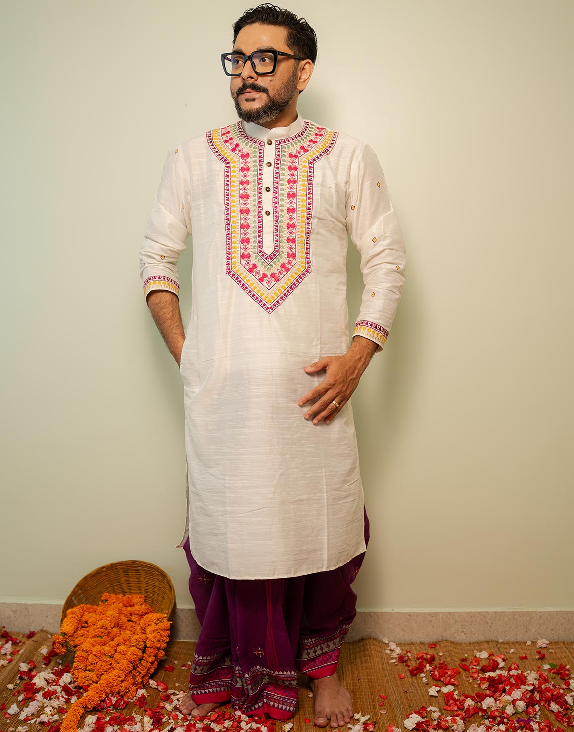 Saree Texture Detail